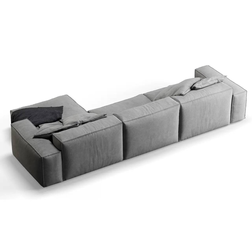 Большой мягкий модульный угловой диван в стиле лофт MeBelle MODE-CORNER