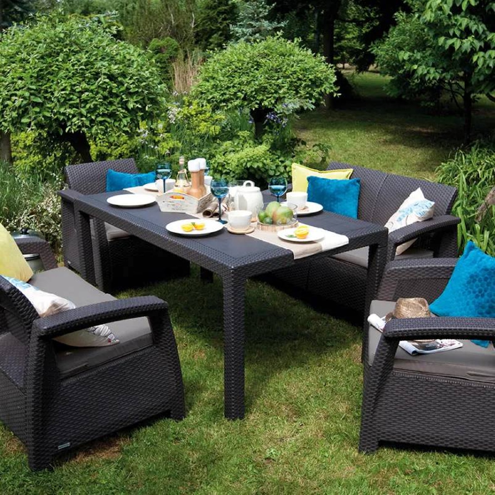 Комплект садовой мебели Corfu Fiesta Set Графит