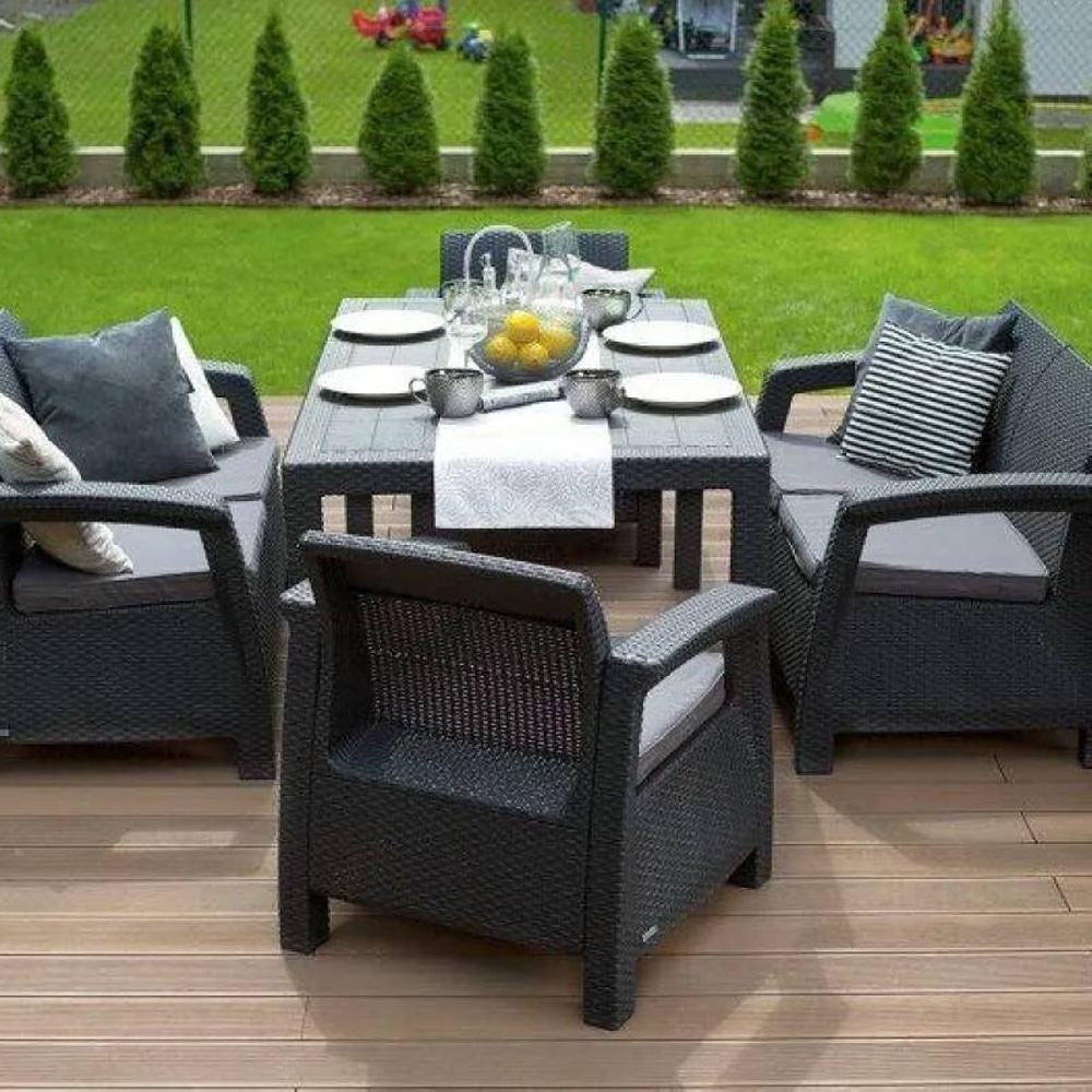 Комплект садовой мебели Corfu Fiesta Set Графит