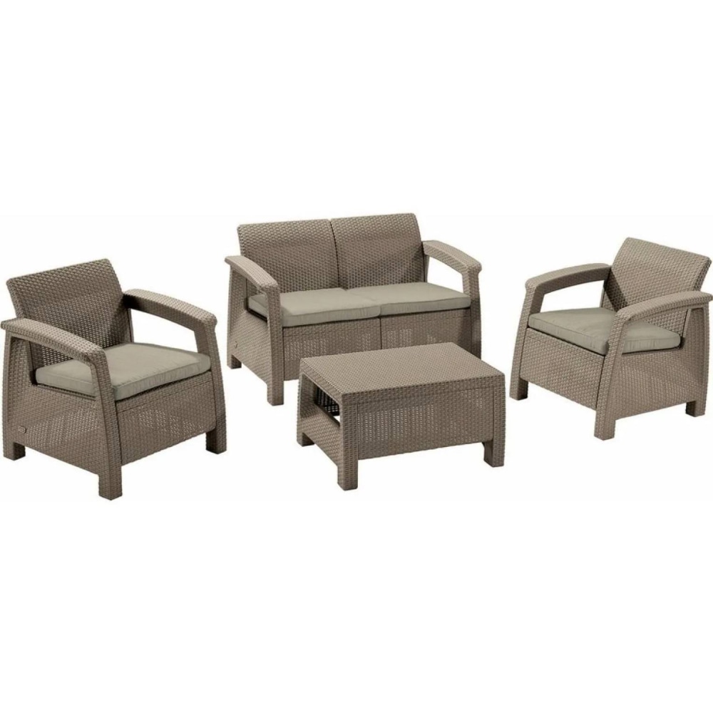 Комплект садовой мебели Keter Corfu Set Графит