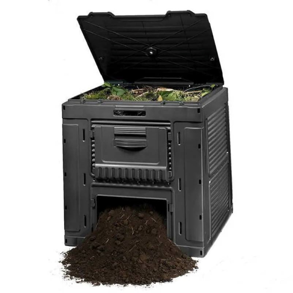 Компостер садовый KETER E-COMPOSTER без дна 470л Черный