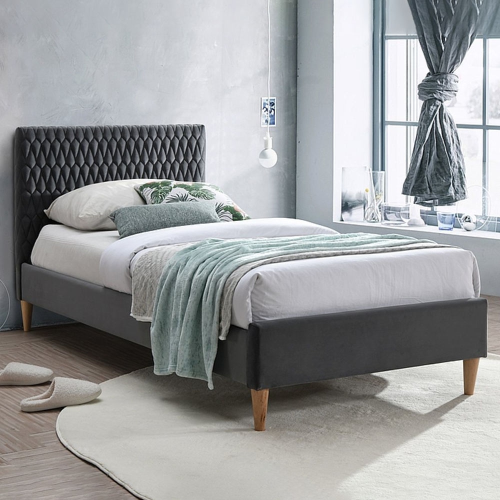 КРОВАТЬ ДВУСПАЛЬНАЯ AZURRO VELVET