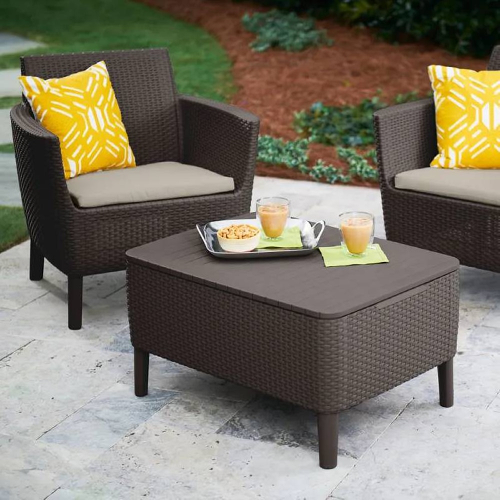 Набор мебели Keter Allibert Salemo balcony set Капучино