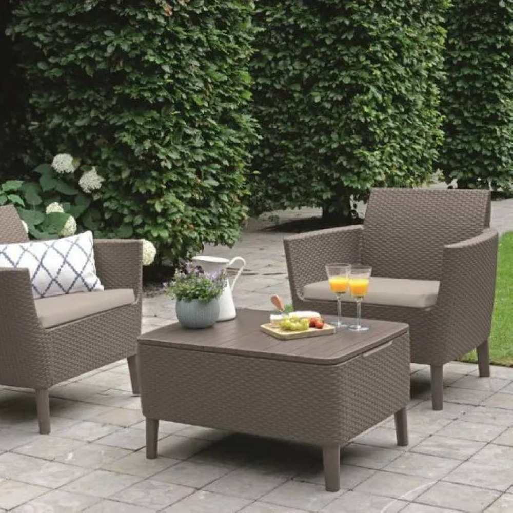 Набор мебели Keter Allibert Salemo balcony set Капучино