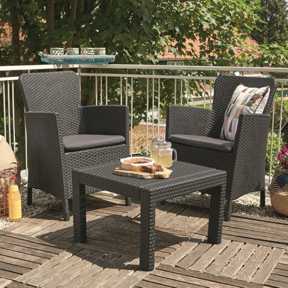 Набор садовой мебели Keter SALVADOR BALCONY SET Графит