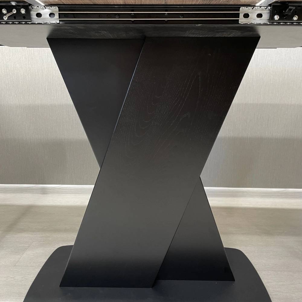 Обеденный прямоугольный раскладной стол X-FORM из компакт плиты