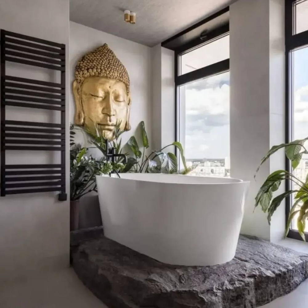 Панно из бетона BUDDHA