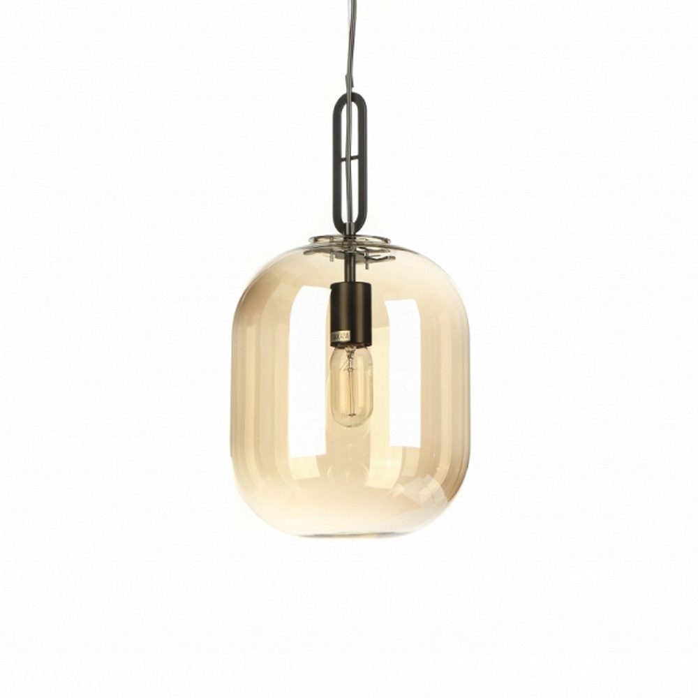 ПОДВЕС GLASS OVAAL AMBER H30
