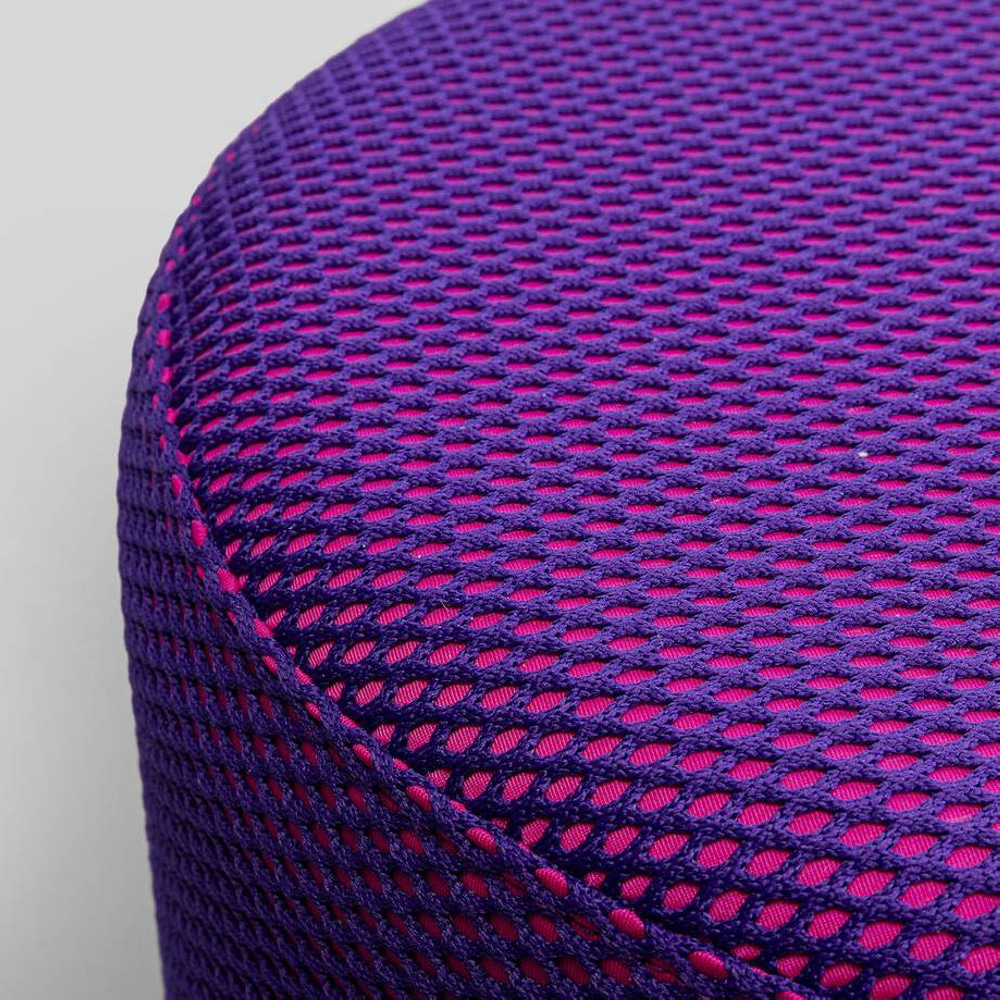 ПУФ JODY PURPLE MESH BLACK