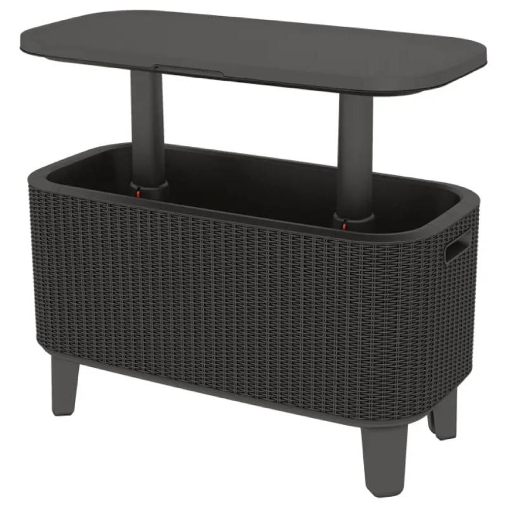 Садовый стол-бар Keter Bevy Bar Large Cool Bar Графит