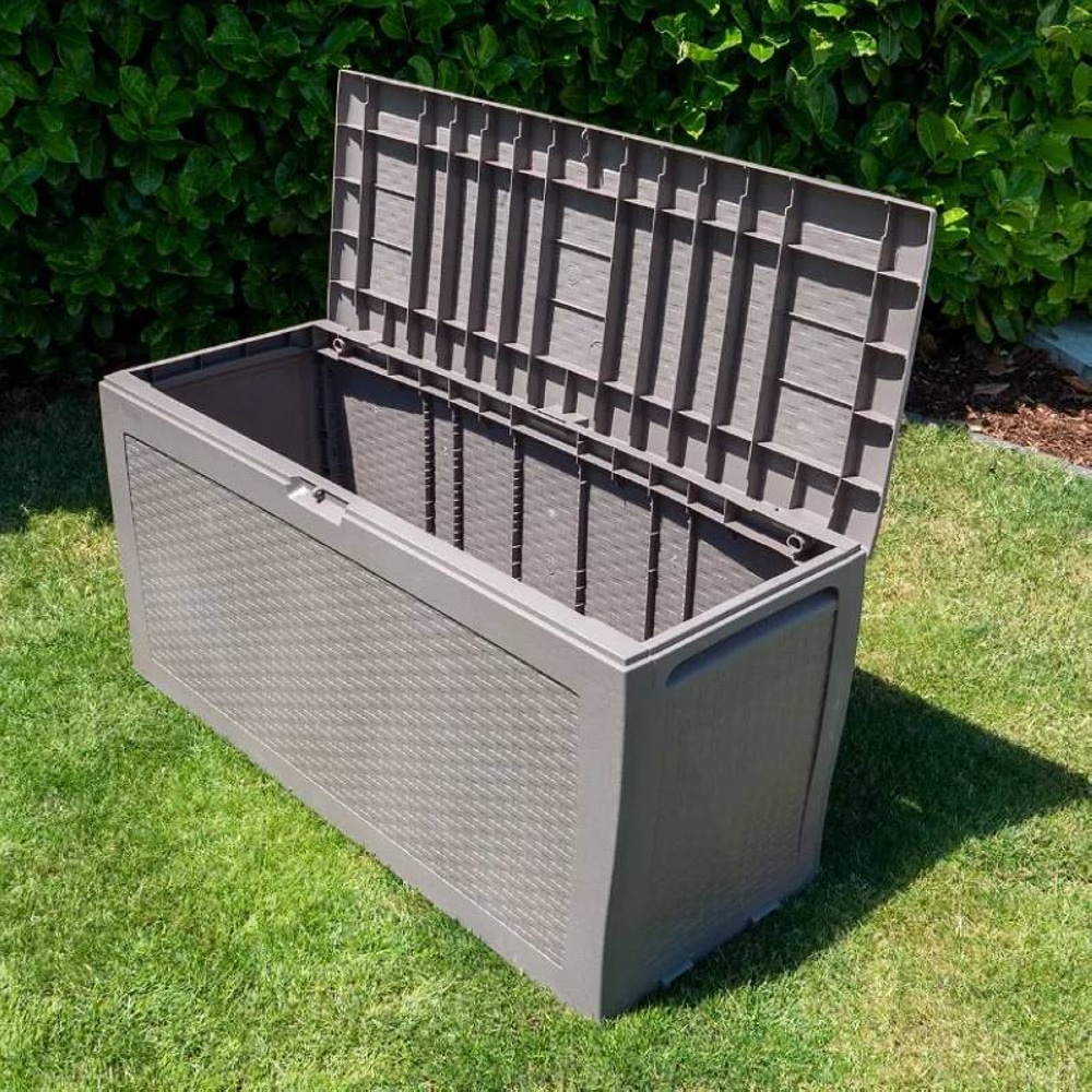 Садовый ящик Keter SAMOA RATTAN BOX 270 Графит
