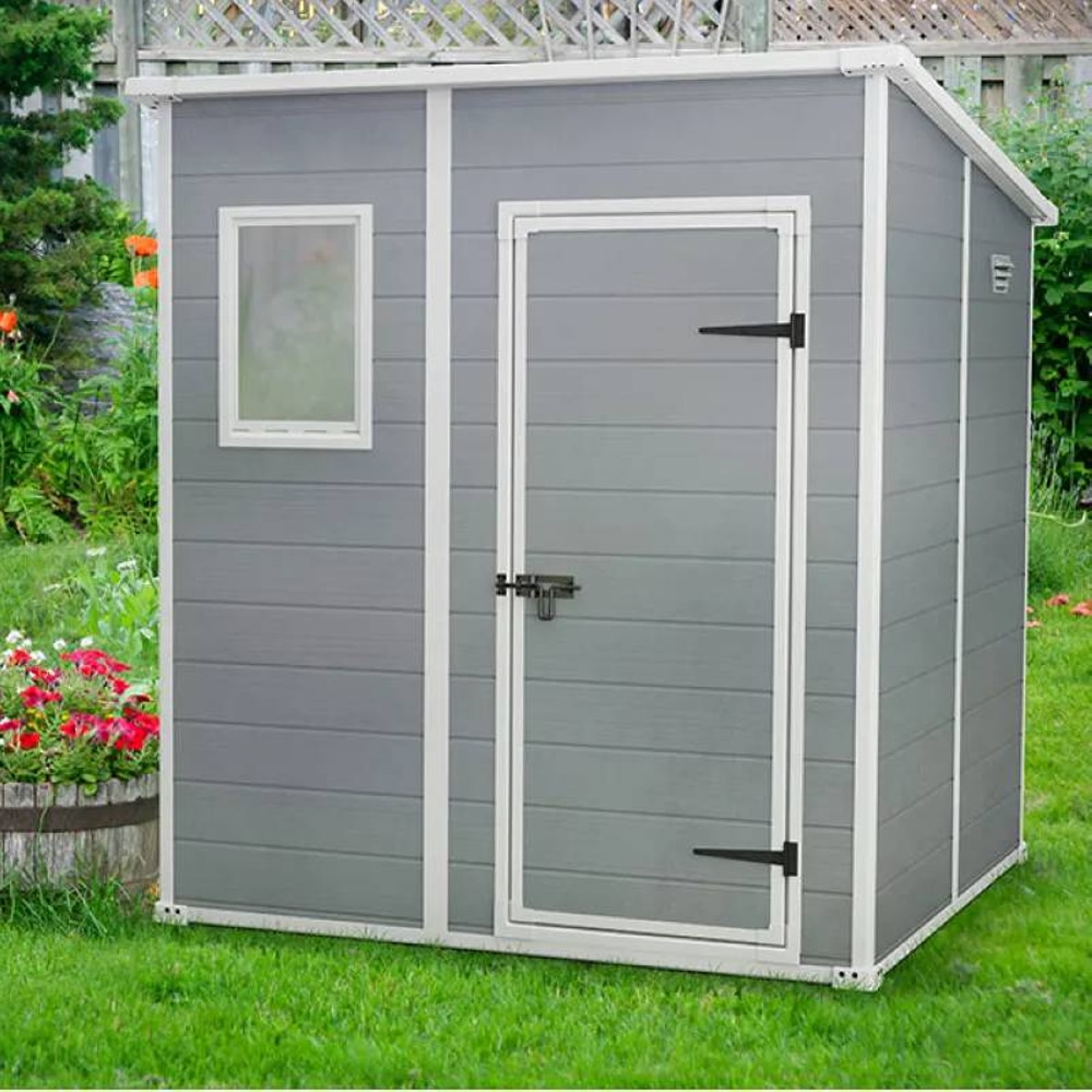 Садоый дом KETER MANOR PENT 6 × 4 серый