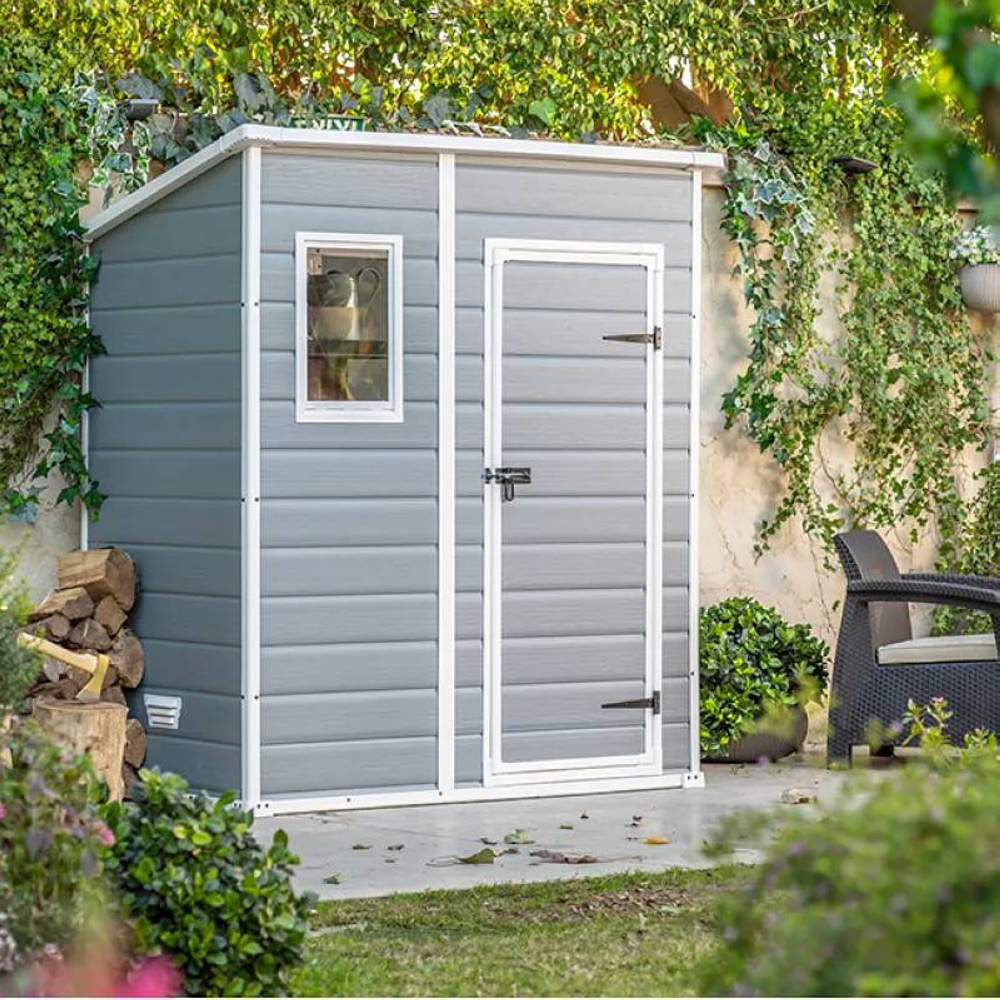 Садоый дом KETER MANOR PENT 6 × 4 серый
