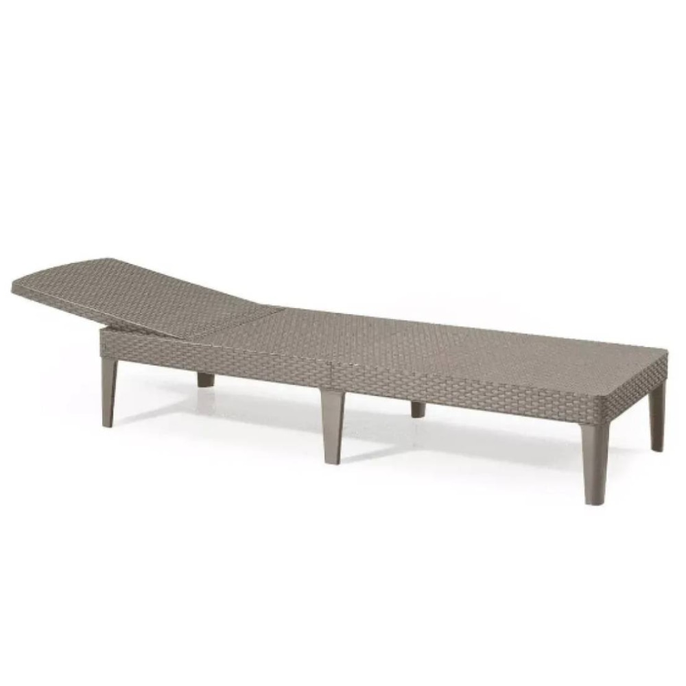 Шезлонг пластиковый Jaipur Sun lounger Графит