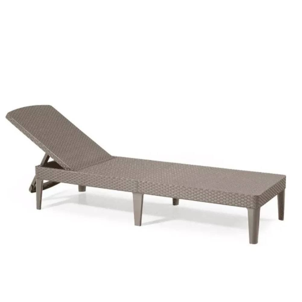 Шезлонг пластиковый Jaipur Sun lounger Графит