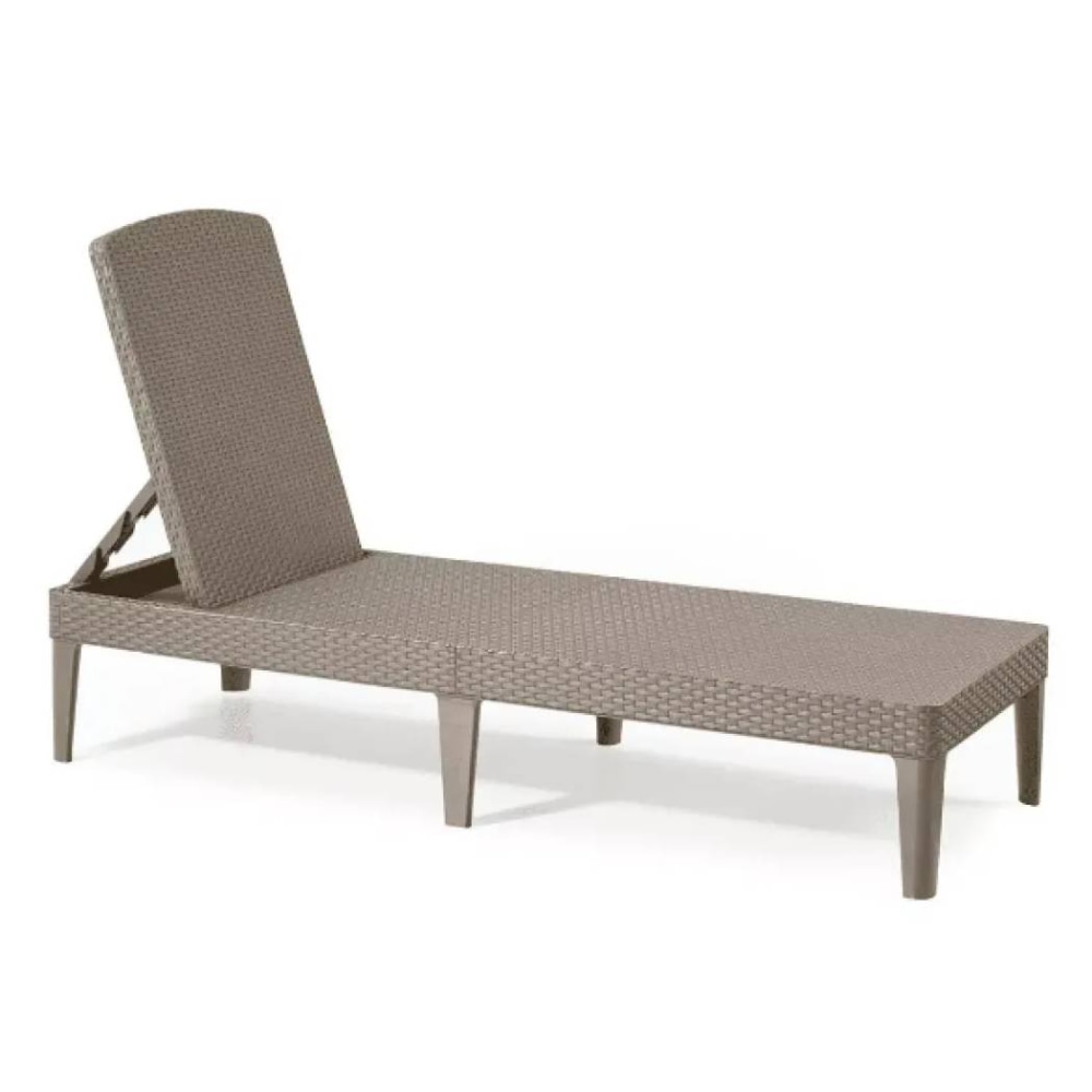 Шезлонг пластиковый Jaipur Sun lounger Графит