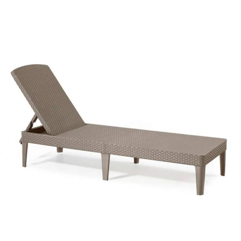 Шезлонг пластиковый Jaipur Sun lounger Графит