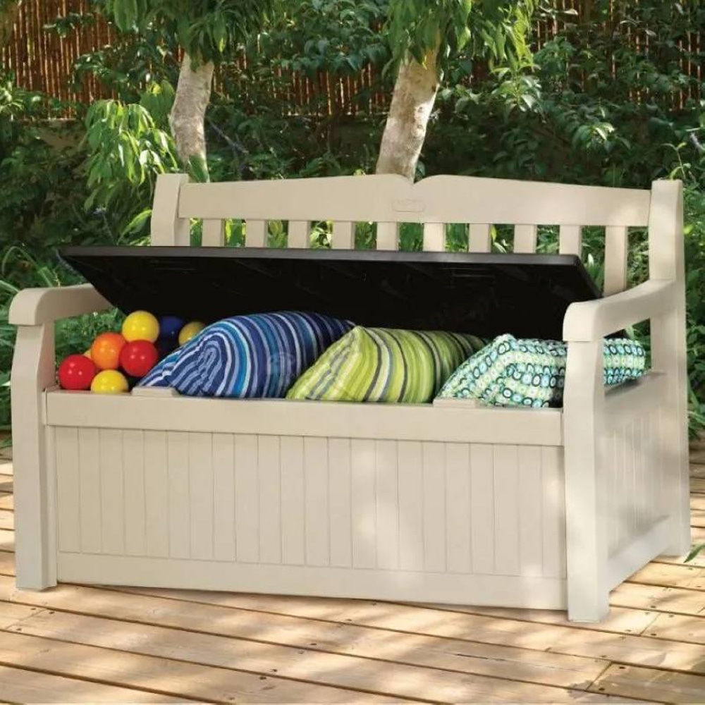 Скамья-сундук Keter EDEN GARDEN BENCH 265 л Бежевая