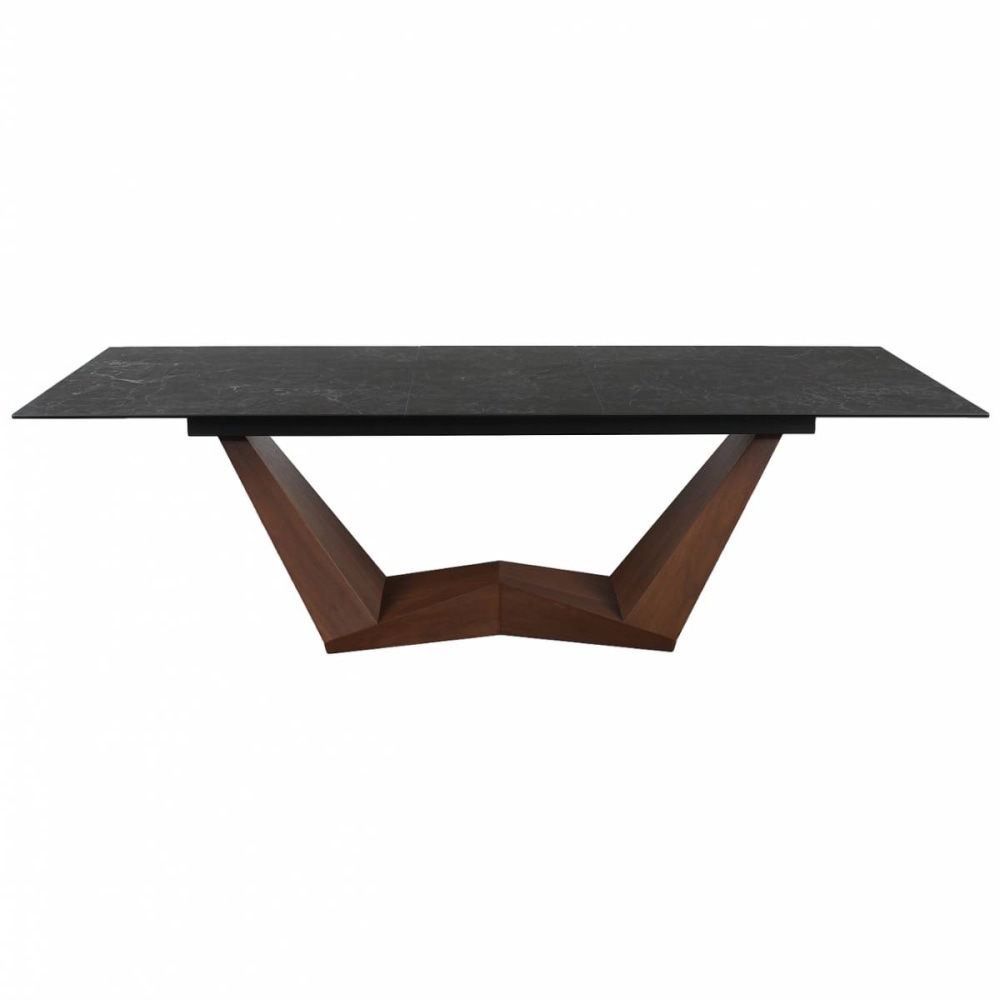 СТОЛ BONUCCI CERAMIC 200(250)*98 ЧЕРНЫЙ NERO GRECO / ОРЕХ