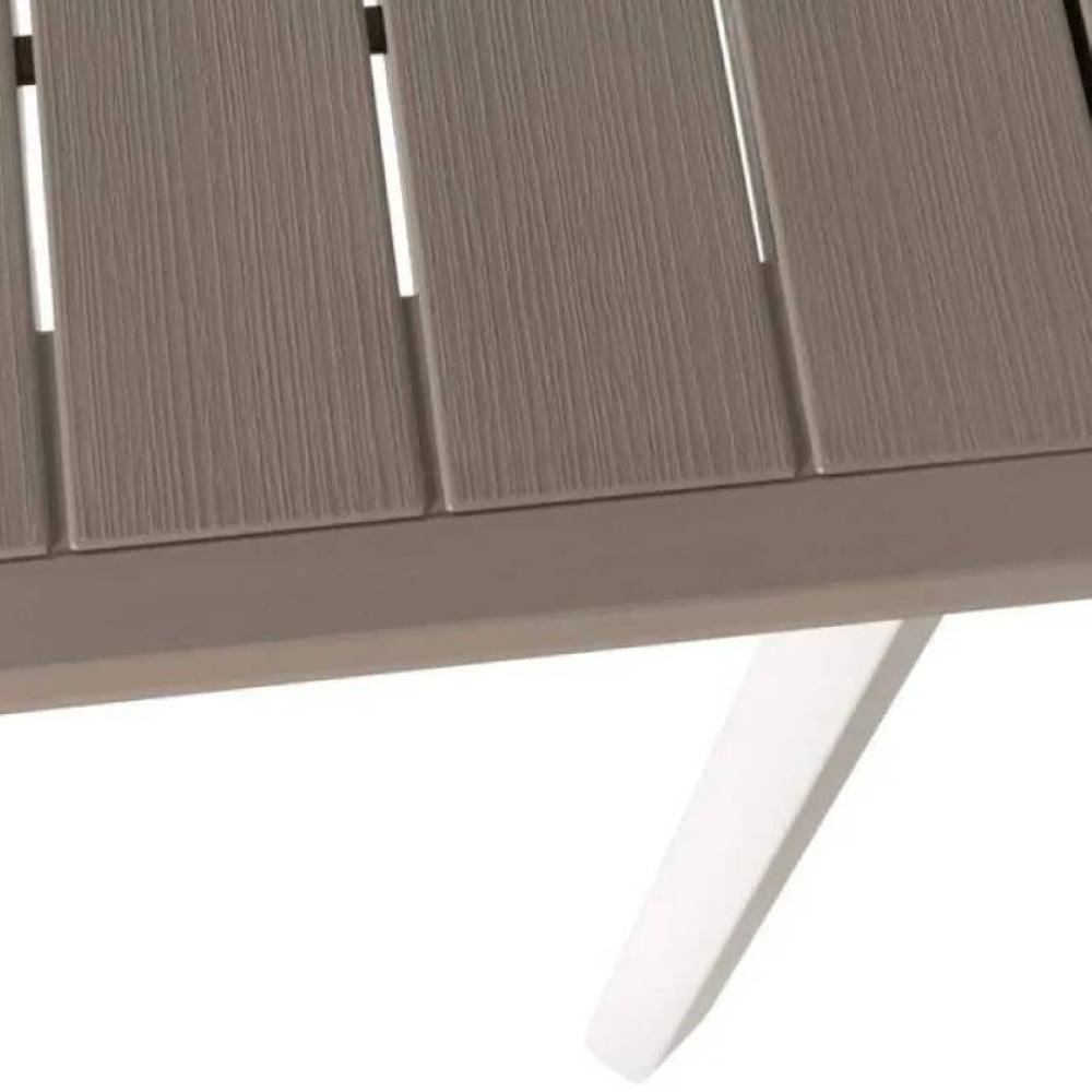 Стол для террасы раздвижной Keter Harmony Extendable 160/240 Бело бежевый