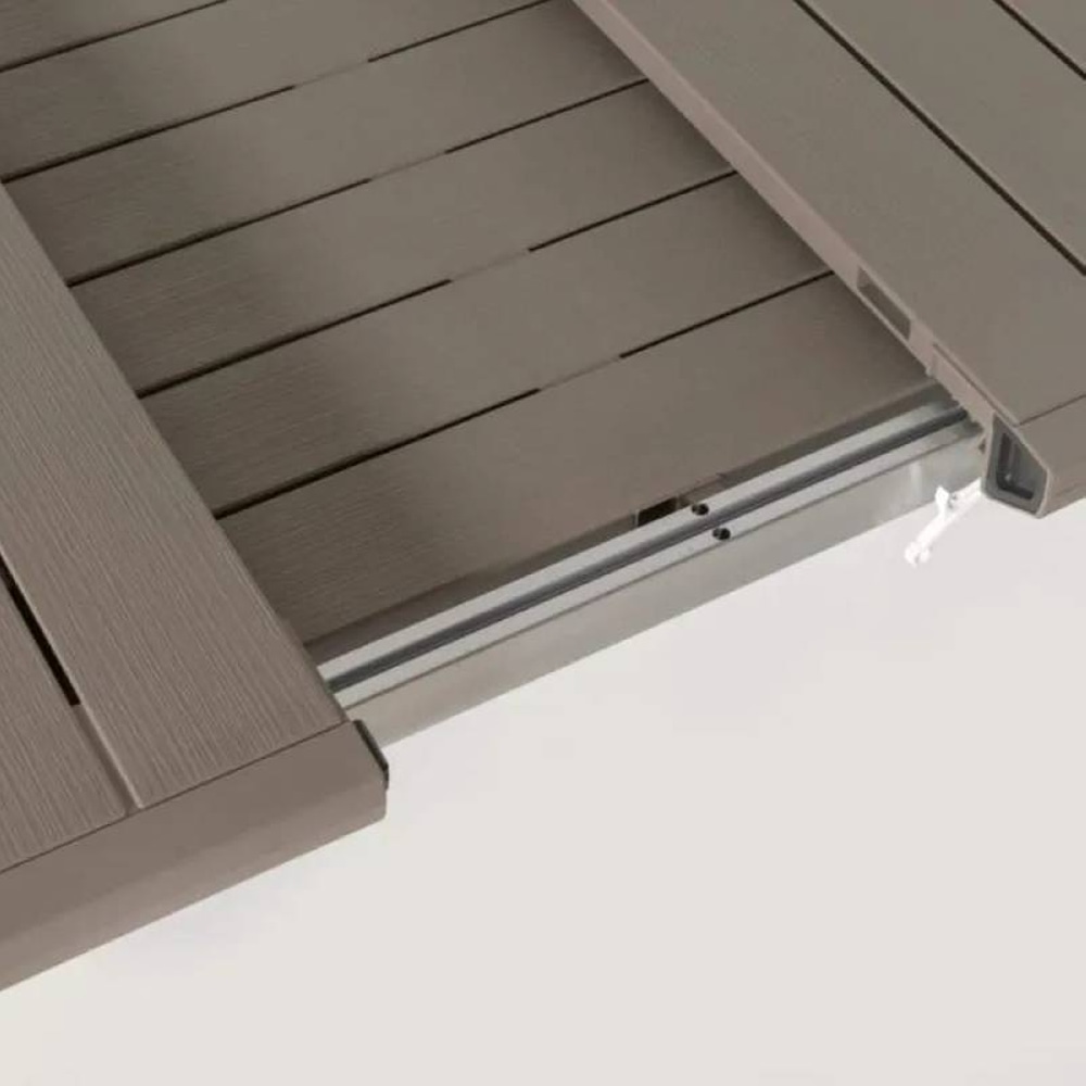 Стол для террасы раздвижной Keter Harmony Extendable 160/240 Бело бежевый