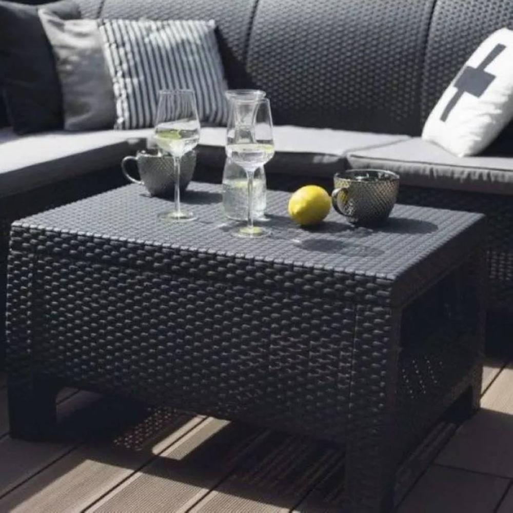 Стол садовый кофейный Keter Corfu table Графит