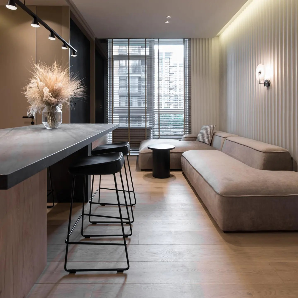 Стул барный WAVE LEATHER BAR
