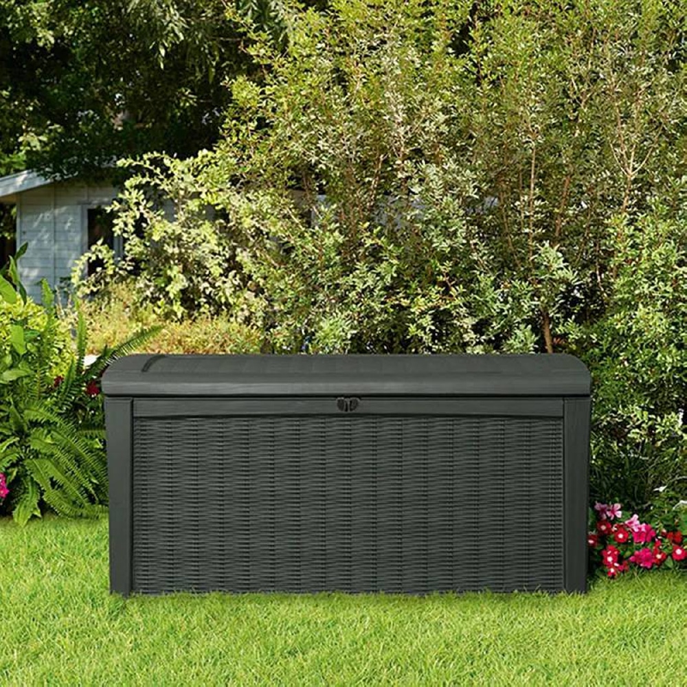 Сундук садовый KETER BORNEO STORAGE BOX 416л Графит