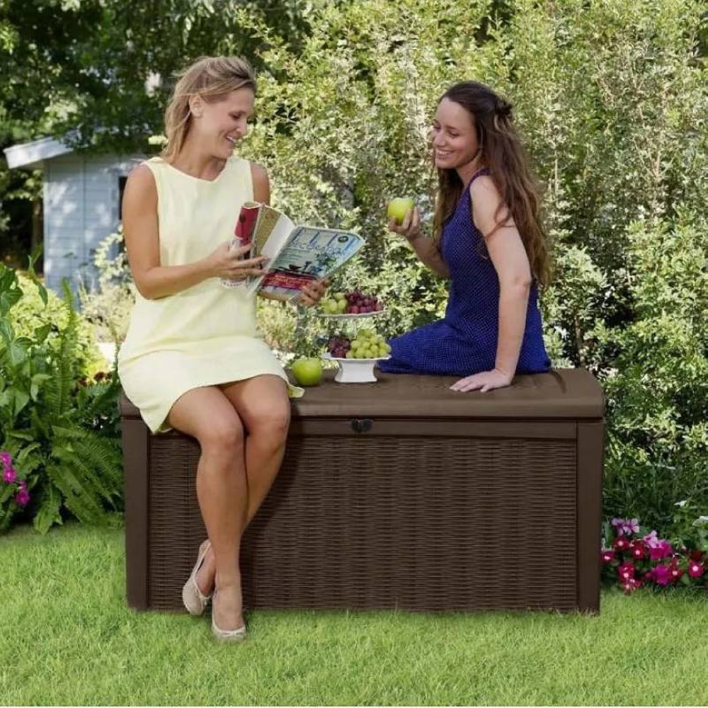 Сундук садовый KETER BORNEO STORAGE BOX 416л Графит